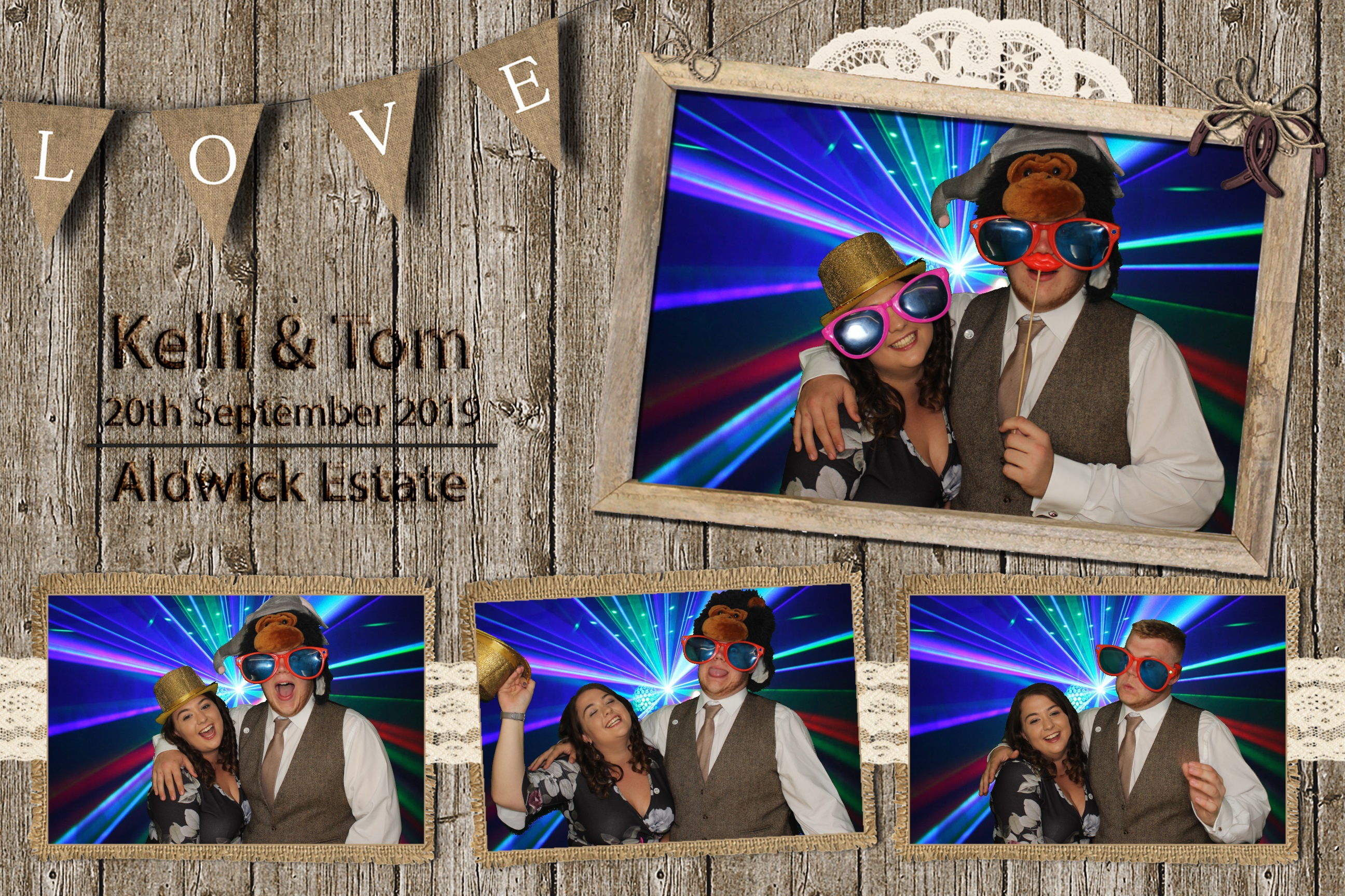 Kelli & Tom's Wedding | View more photos from the event at images.mobile-photo-booth.com/u/MobilePhotoBoothUK/Kelli-Toms-Wedding